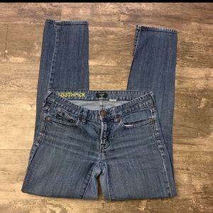 J. Crew Size 26 Toothpick Jeans